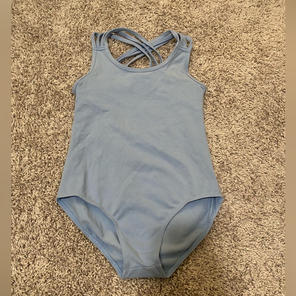 Blue leotard
